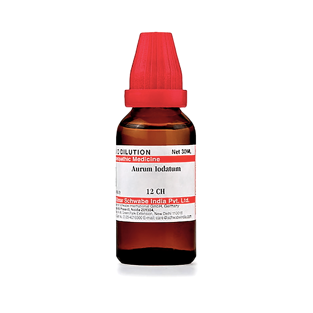 Dr Willmar Schwabe India Aurum Iodatum Dilution 12 CH