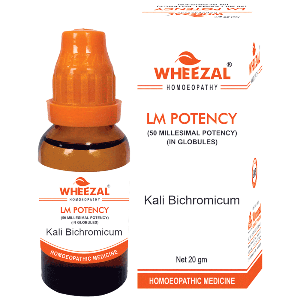 Wheezal Kali Bichromicum Globules 0/28 LM