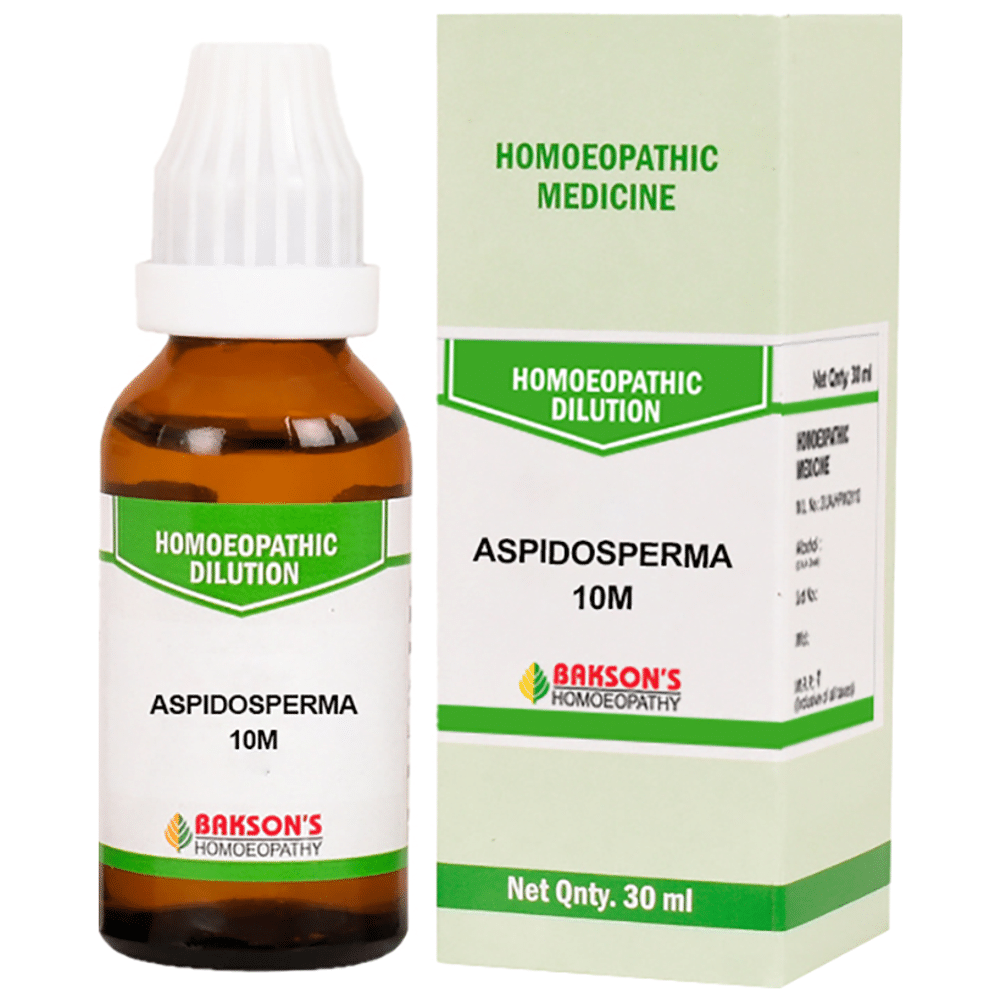 Bakson's Homeopathy Aspidosperma Dilution 10M