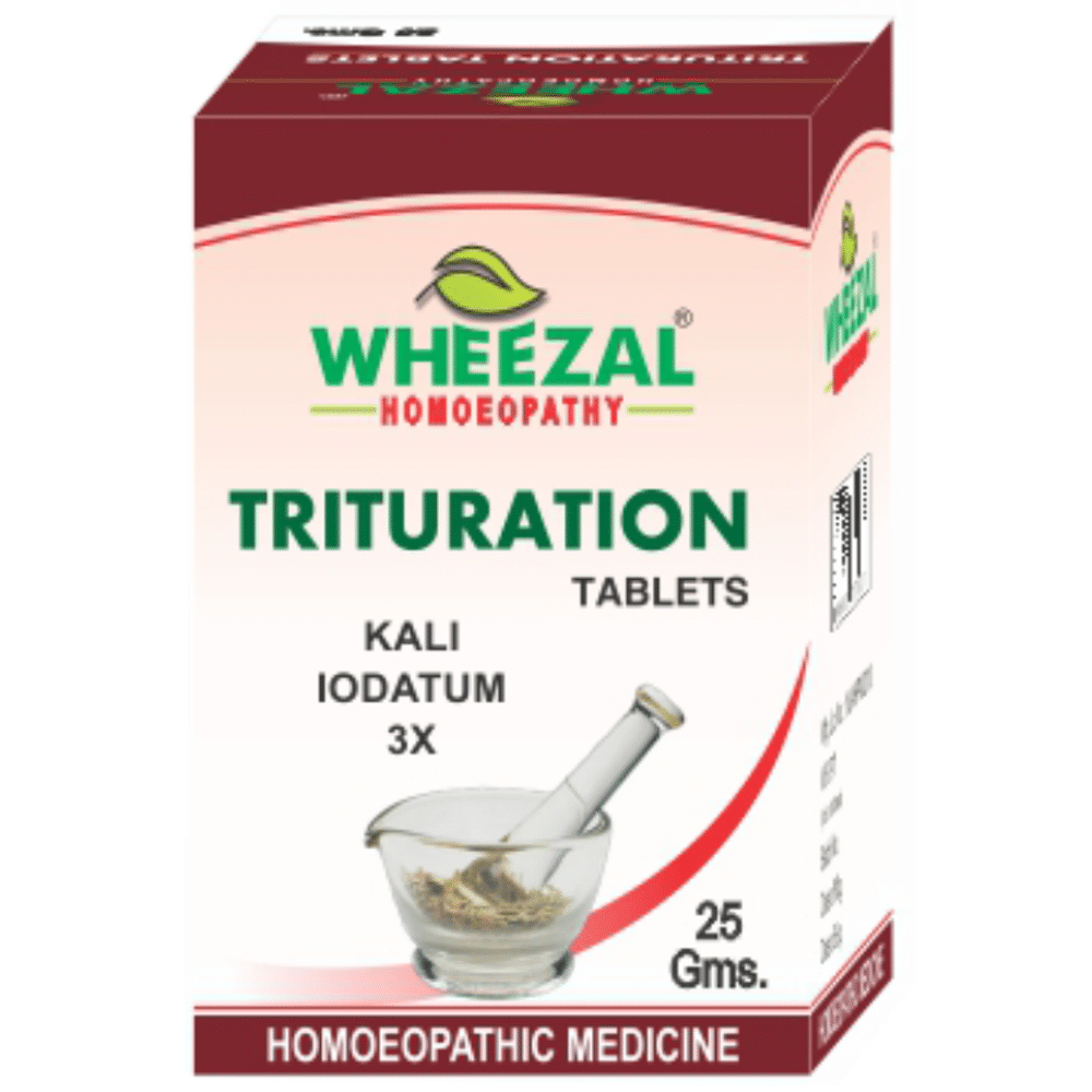 Wheezal Kali Iodatum Trituration Tablet 3X