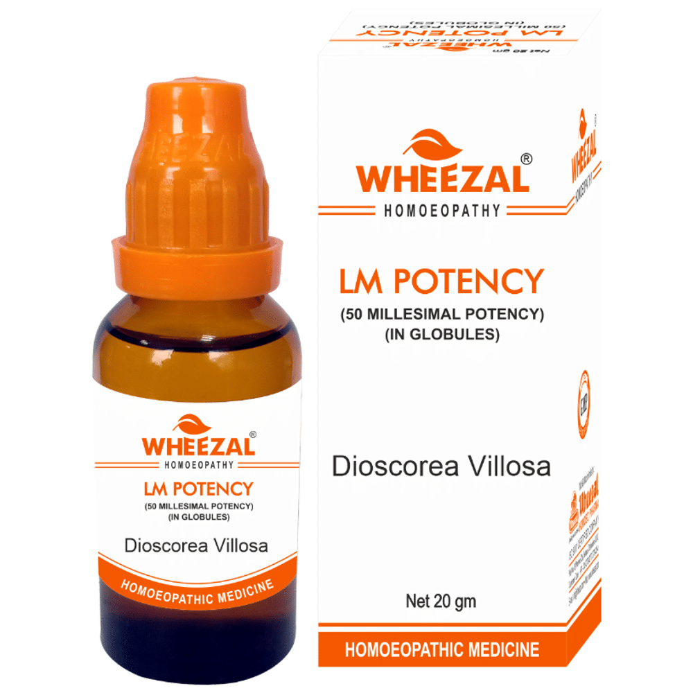 Wheezal Dioscorea Villosa Globules 0/3 LM