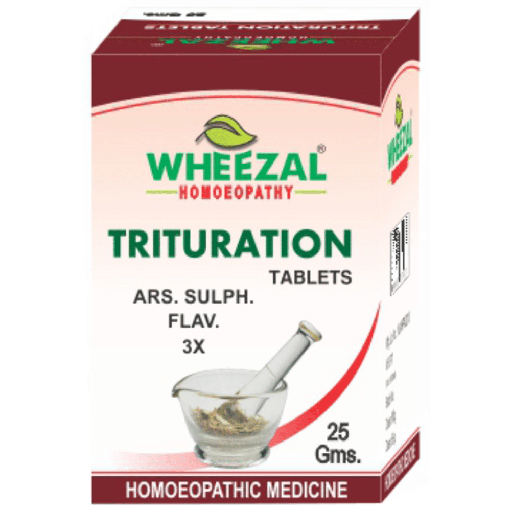 Wheezal Ars. Sulph. Flav. Trituration Tablet 3X