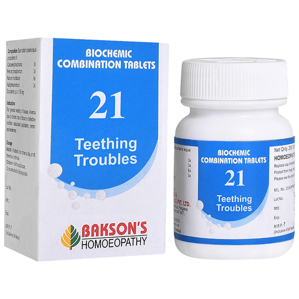 Bakson's Homeopathy Biocombination 21 Tablet