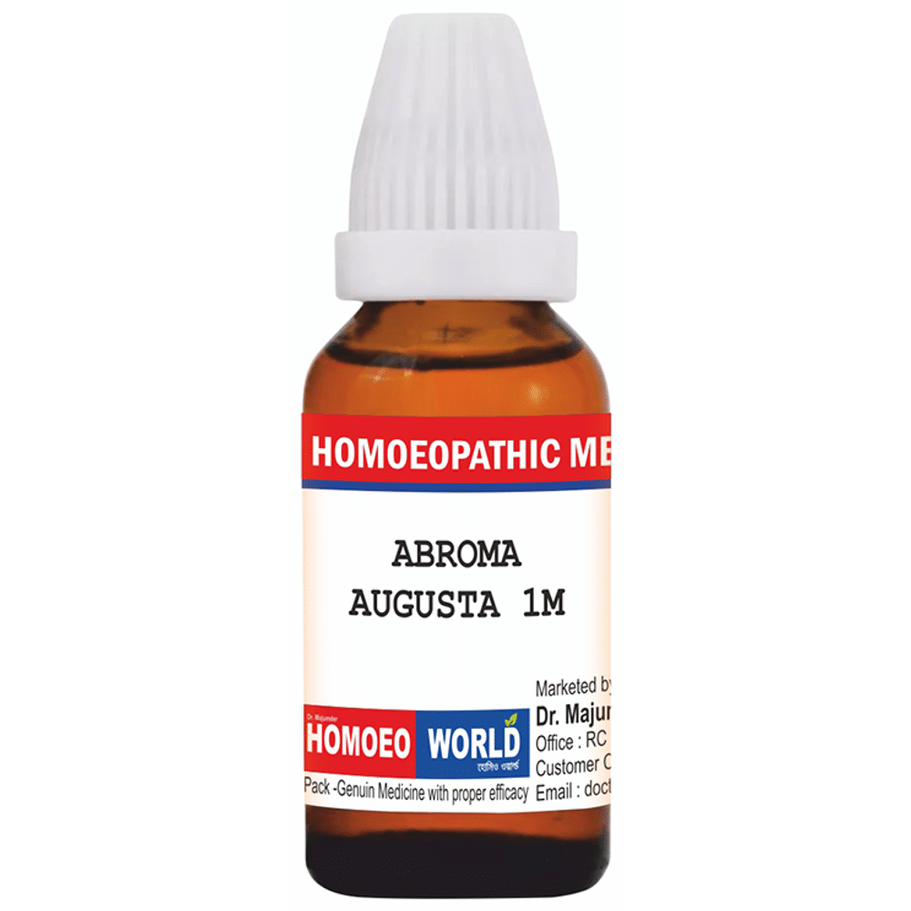 Dr. Majumder Homeo World Abroma Augusta Dilution (30ml Each) 1M