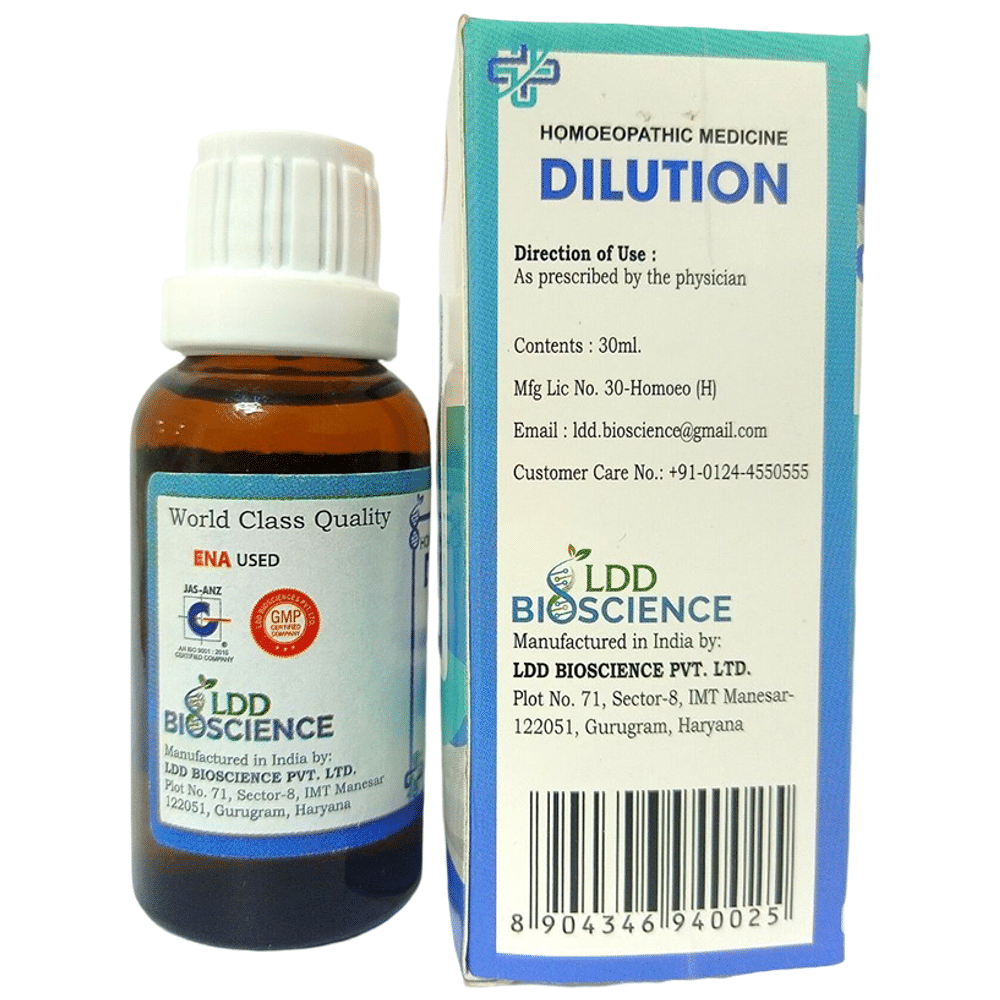 LDD Bioscience Zincum Sulph Dilution 1000 CH