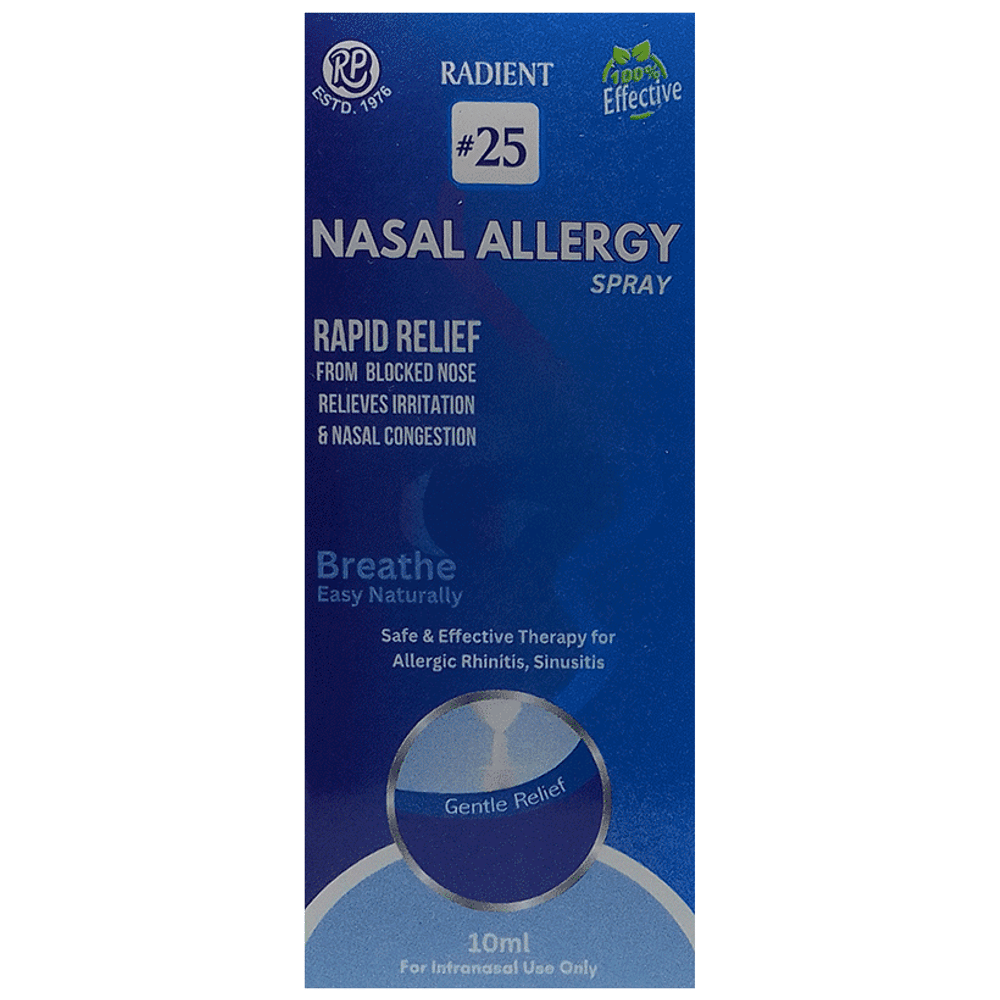 Radient #25 Nasal Allergy Spray Liquid Sugar Free