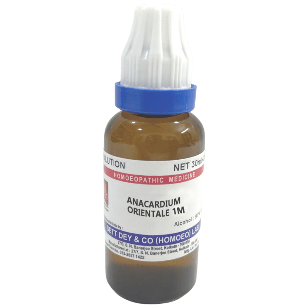 Sett Dey Anacardium Orientale Dilution 1M