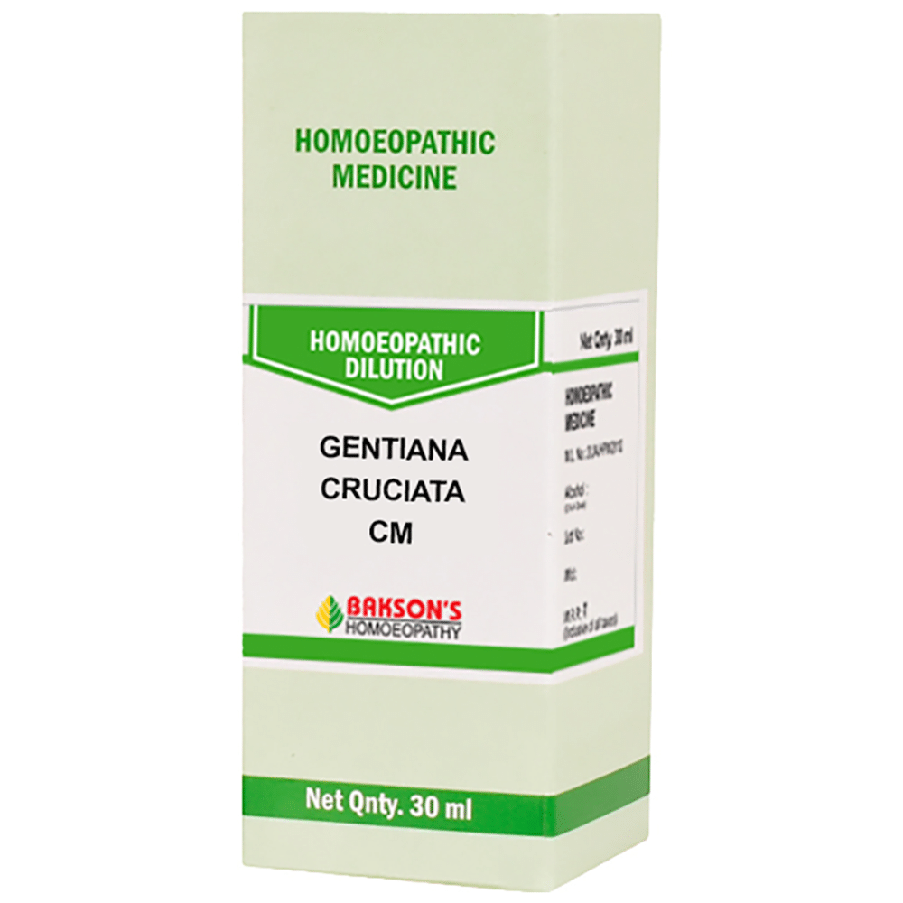 Bakson's Homeopathy Gentiana Cruciata Dilution CM