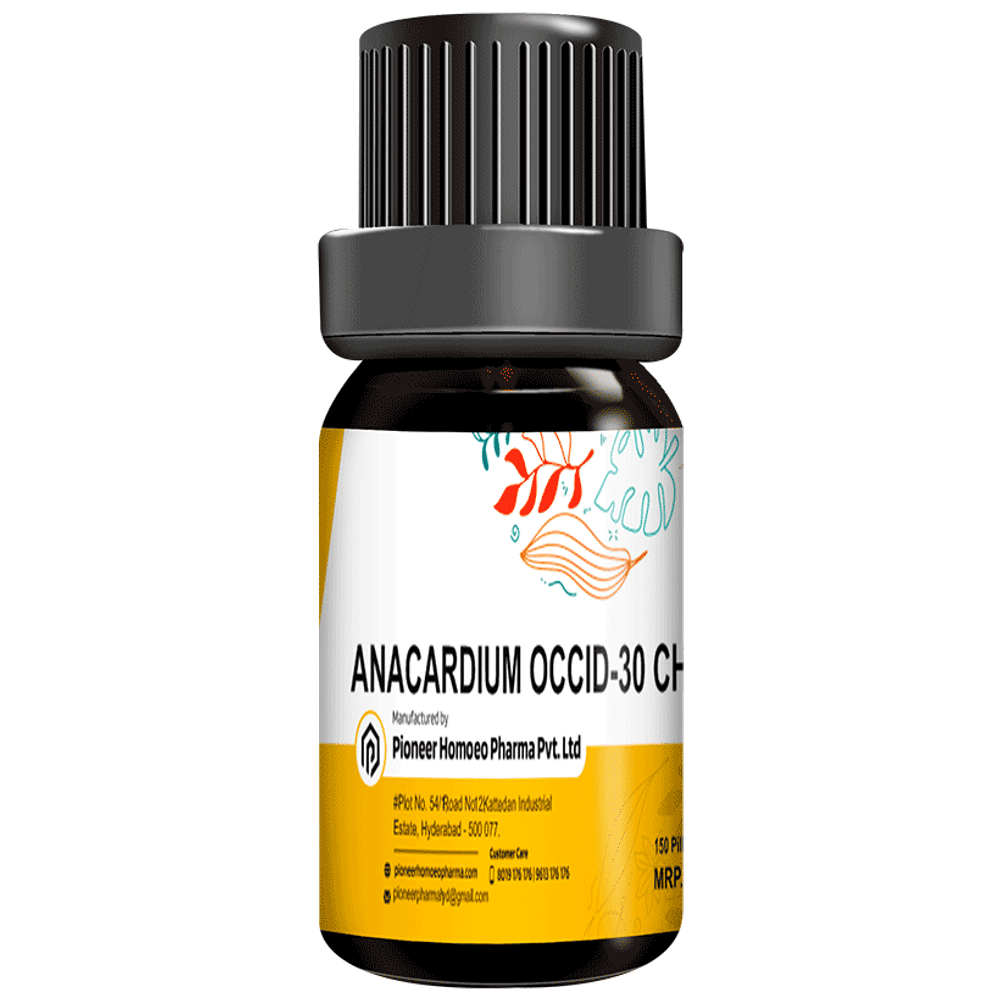 Pioneer Pharma Anacardium Occid Globules Pellet Multidose Pills 30 CH