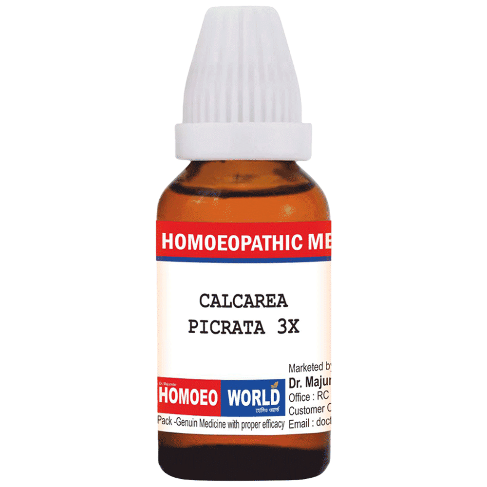 Dr. Majumder Homeo World Calcarea Picrata Dilution(30ml Each) 3X