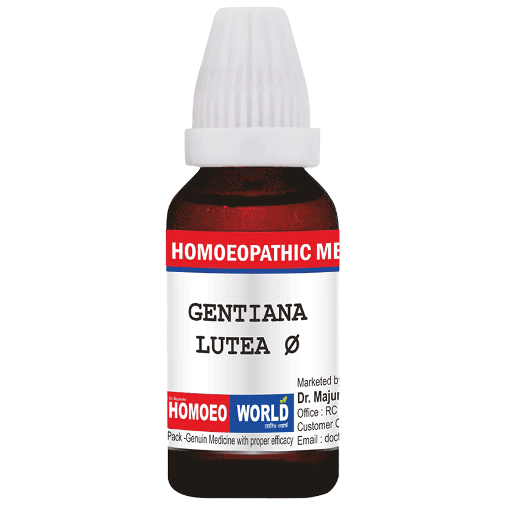 Dr. Majumder Homeo World Gentiana Lutea Mother Tincture (30ml Each) Q