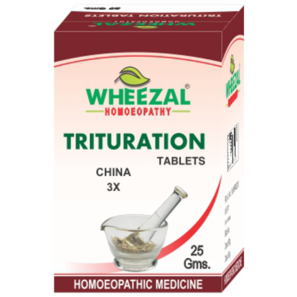 Wheezal China Trituration Tablet 3X