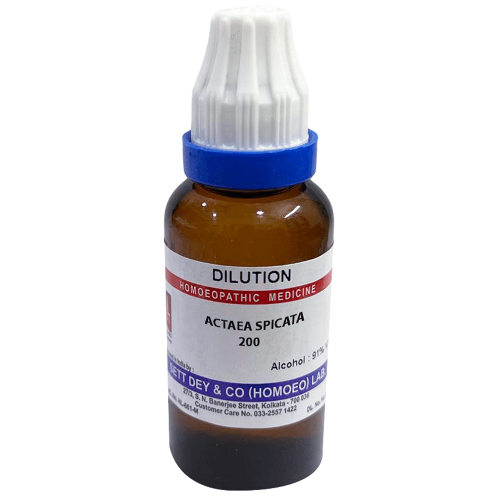 Sett Dey Actaea Spicata Dilution 200