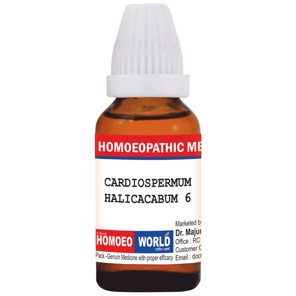 Dr. Majumder Homeo World Cardiospermum Halicacabum Dilution (30ml Each) 6 CH