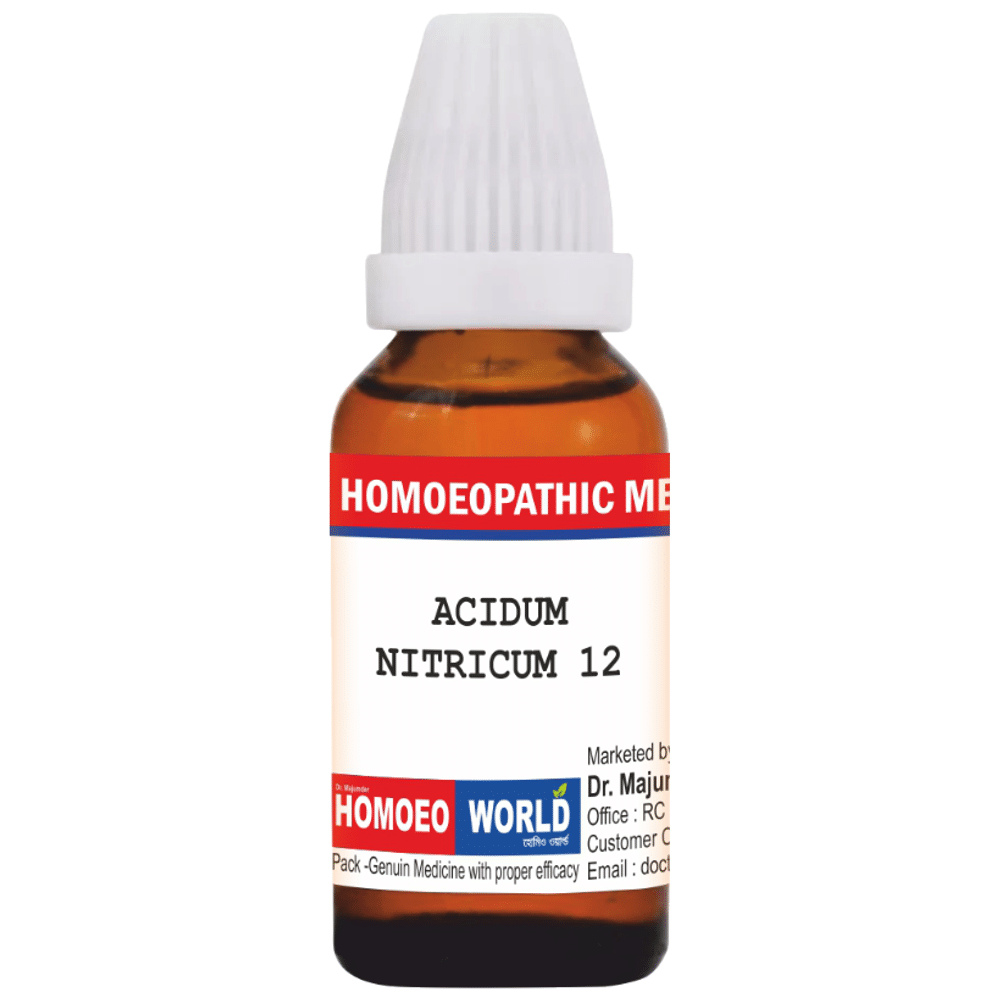 Dr. Majumder Homeo World Acidum Nitricum Dilution (30ml Each) 12