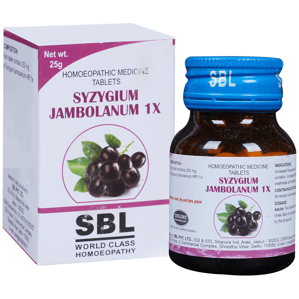 SBL Syzygium Jambolanum Trituration Tablet 1X