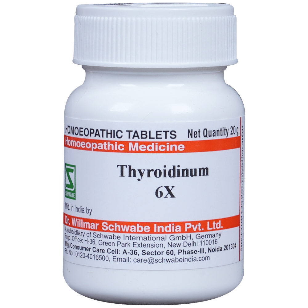 Dr Willmar Schwabe India Thyroidinum Trituration Tablet 6X