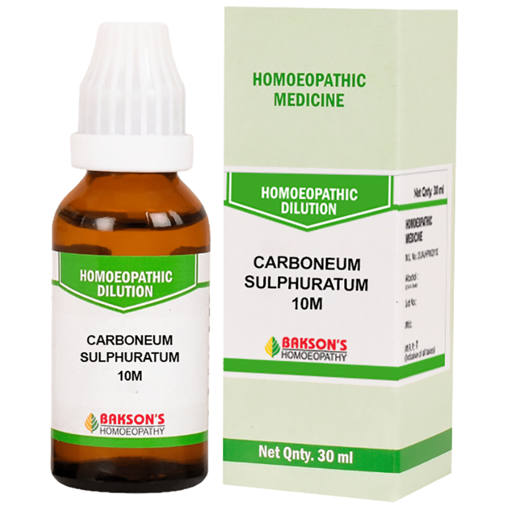 Bakson's Homeopathy Carboneum Sulphuratum Dilution 10M