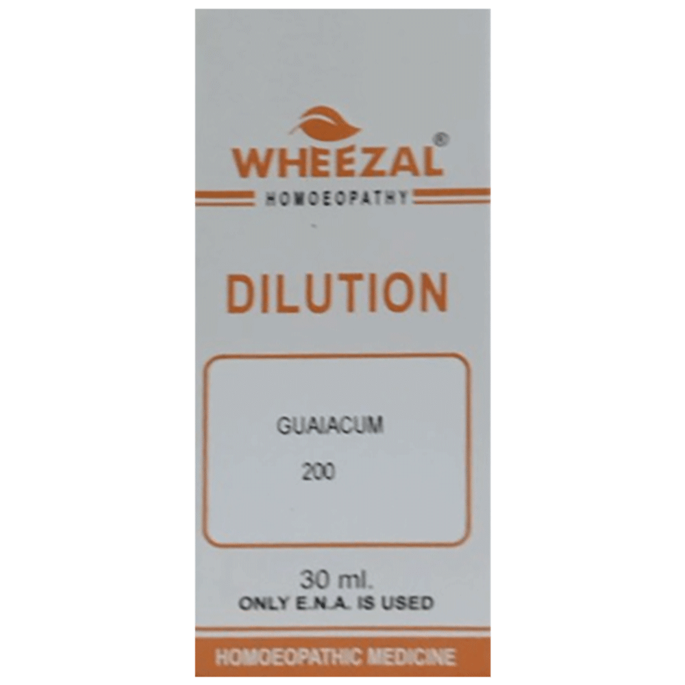 Wheezal Guaiacum Dilution 200