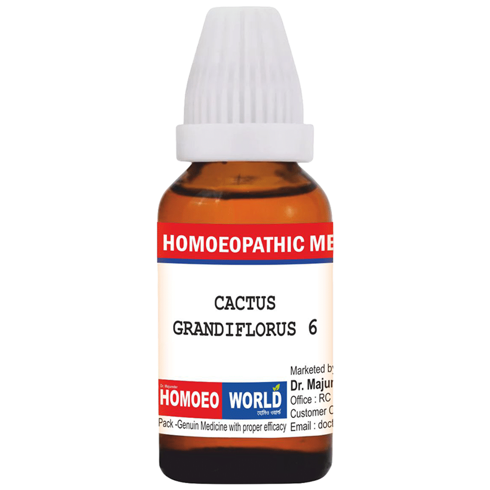 Dr. Majumder Homeo World Cactus Grandiflorus Dilution (30ml Each) 6 CH