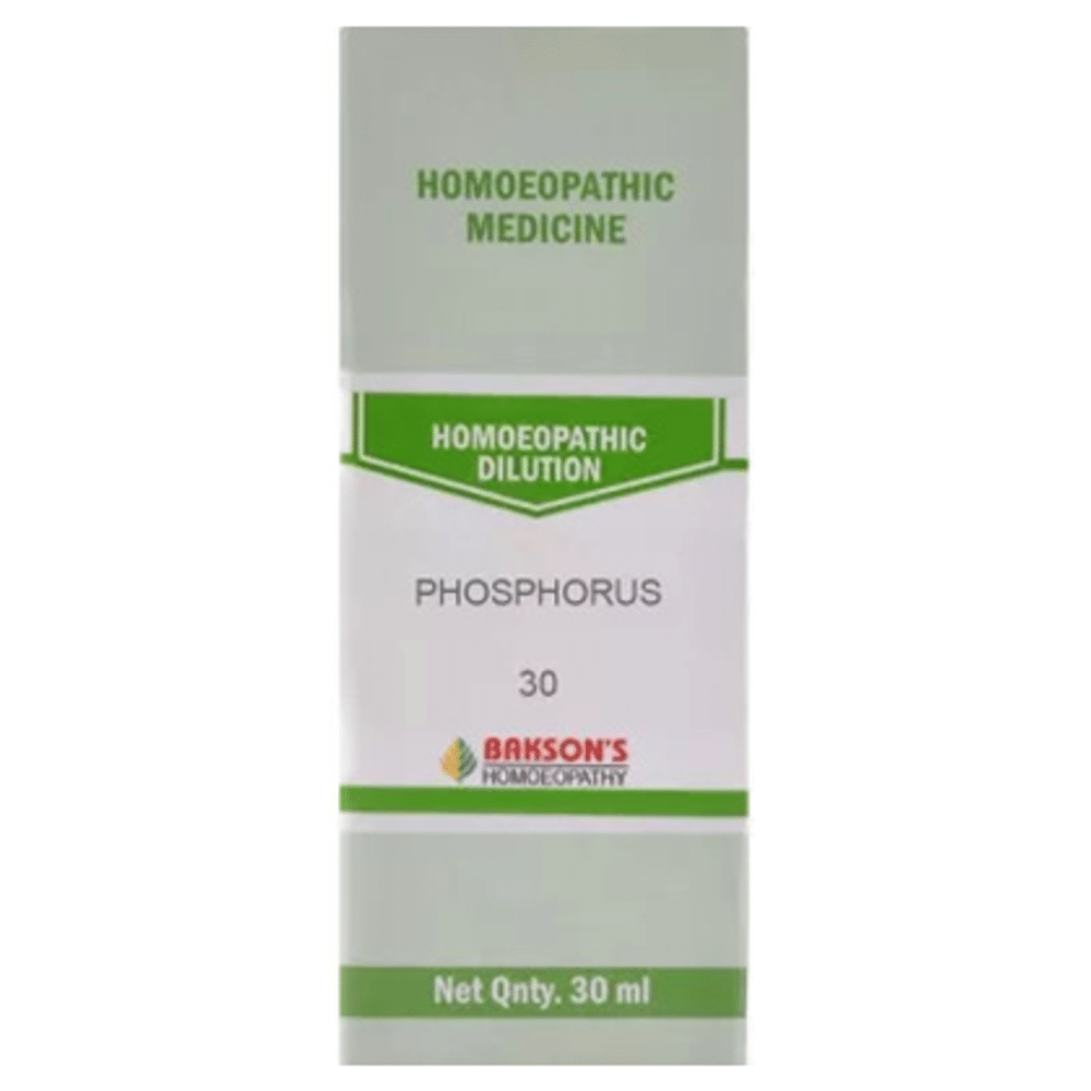 Bakson's Homeopathy Phosphorus Dilution 30 CH