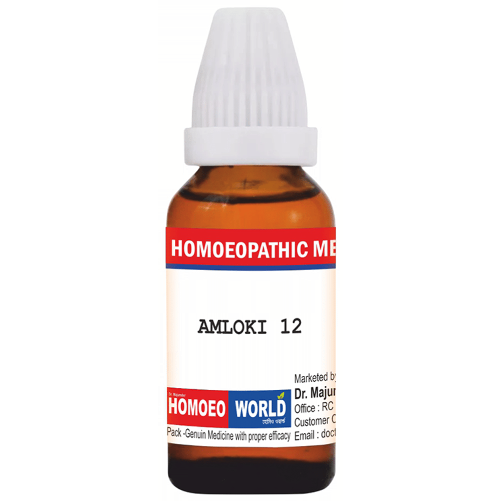 Dr. Majumder Homeo World Amloki Dilution (30 ml Each) 12 CH