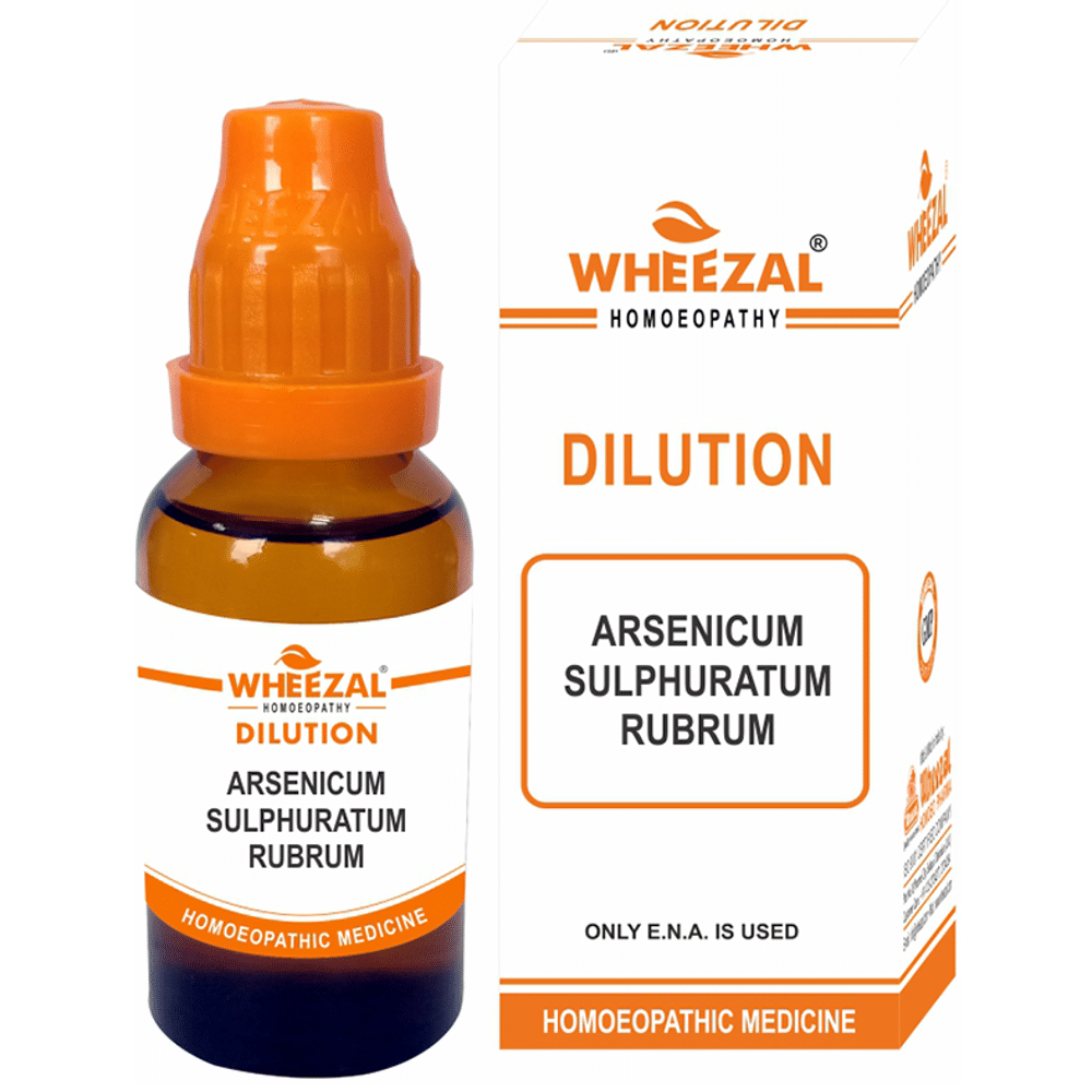 Wheezal Arsenicum Sulphuratum Rubrum Dilution 30 CH