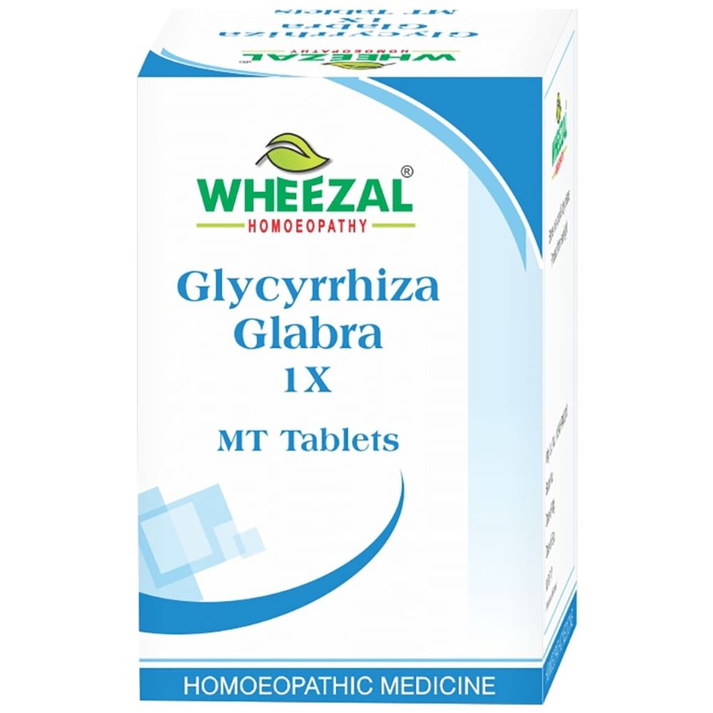 Wheezal Glycyrrhiza Glabra 1X MT Tablet