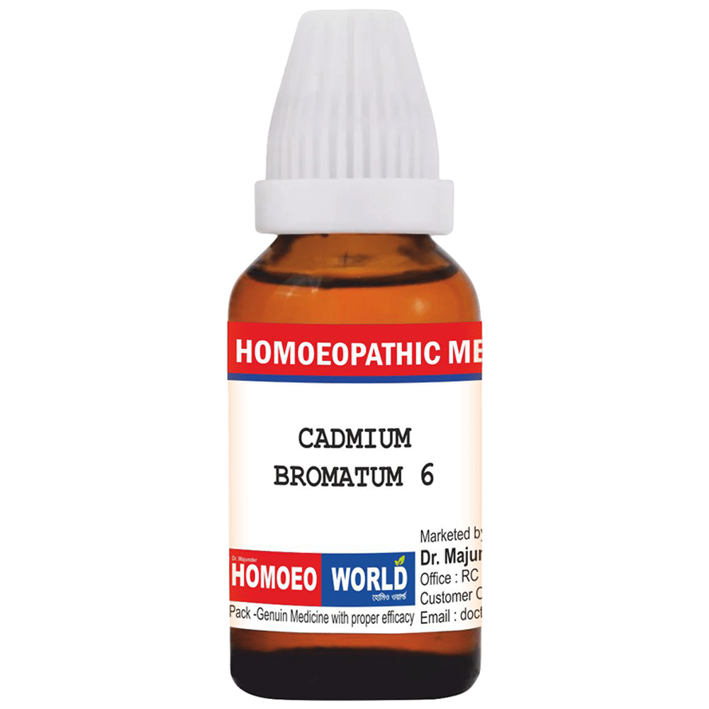 Dr. Majumder Homeo World  Cadimum Bromatum Dilution (30ml Each) 6 CH