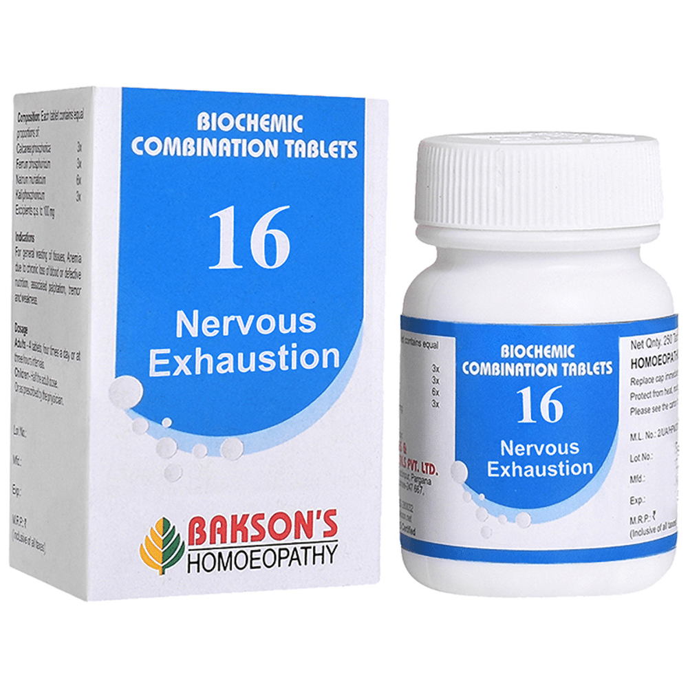 Bakson's Homeopathy Biocombination 16 Tablet