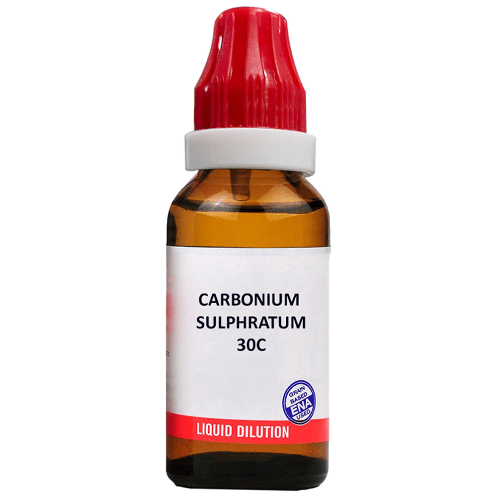 Bjain Carbonium Sulphratum Dilution 30C