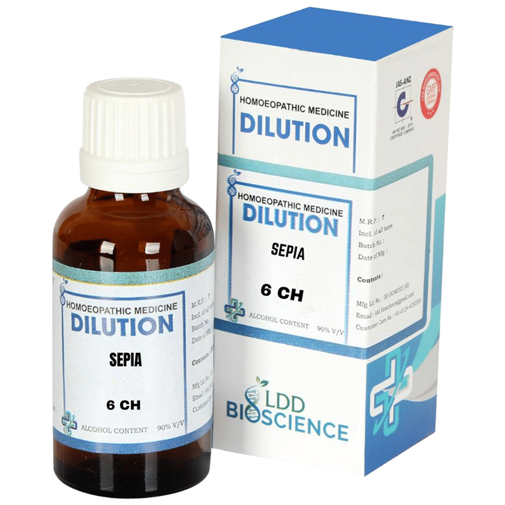 LDD Bioscience Sepia Dilution 6 CH