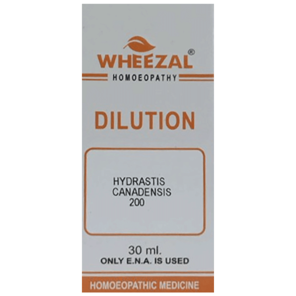 Wheezal Hydrastis Can Dilution 200