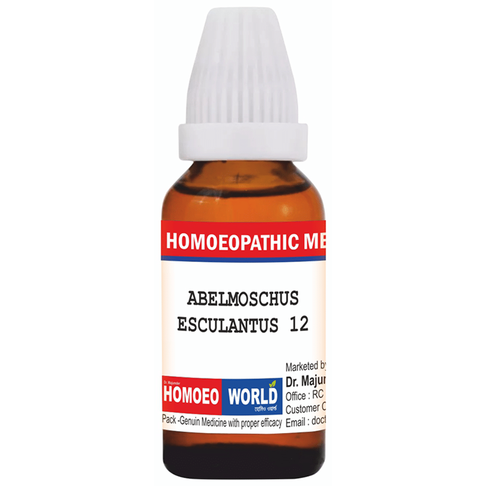 Dr. Majumder Homeo World Abelmoschus Esculantus Dilution (30ml Each) 12