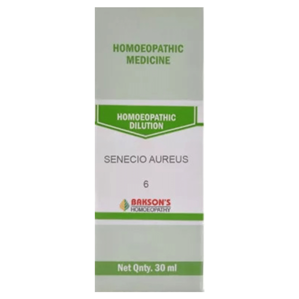 Bakson's Homeopathy Senecio Aureus Dilution 6 CH