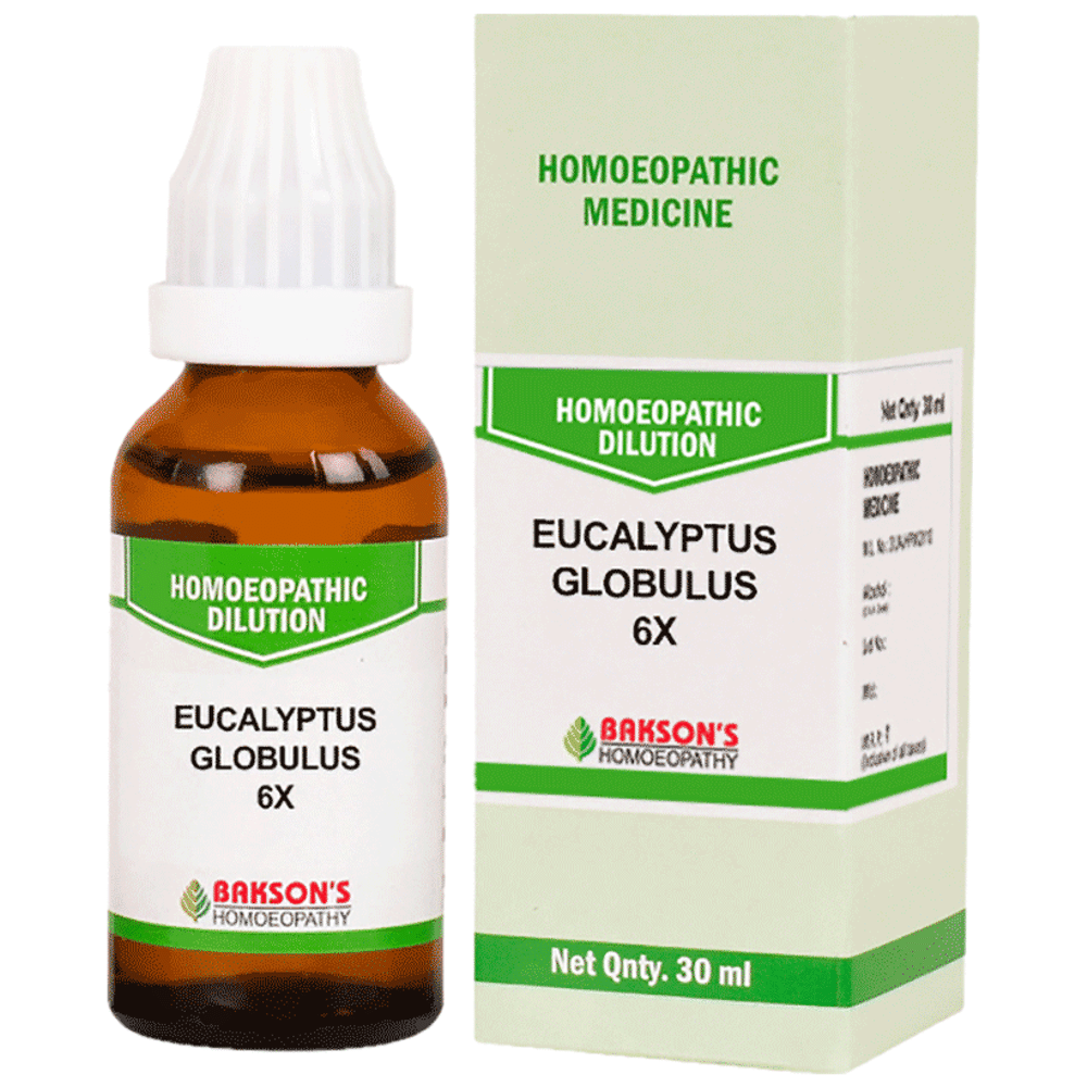 Bakson's Homeopathy Eucalyptus Globulus Dilution 6X