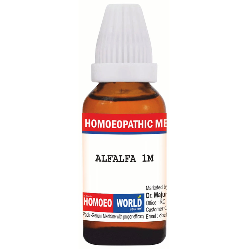 Dr. Majumder Homeo World Alfalfa Dilution(30ml Each) 1M