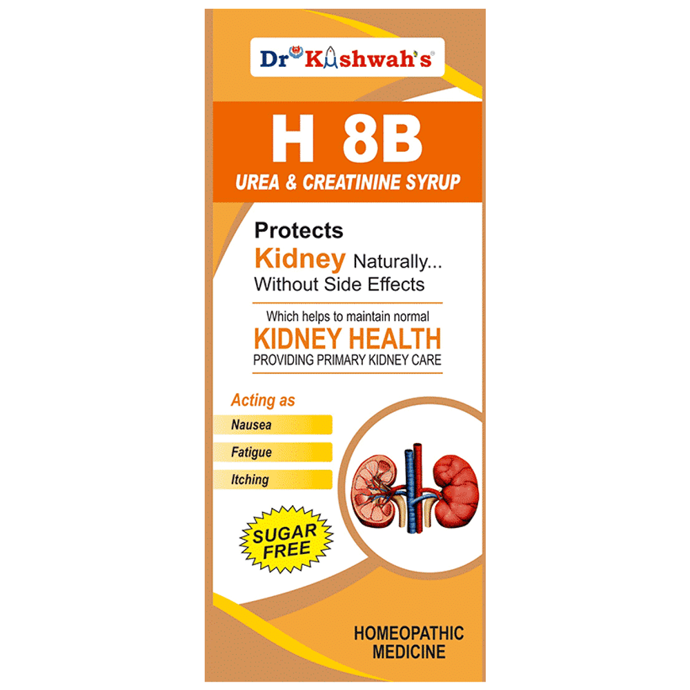 Dr Kushwah's H 8B Urea & Creatinine Syrup Sugar Free