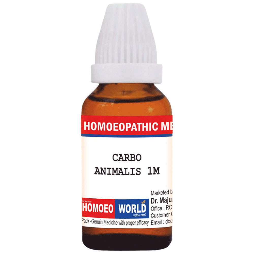 Dr. Majumder Homeo World Carbo Animalis Dilution (30ml Each) 1M