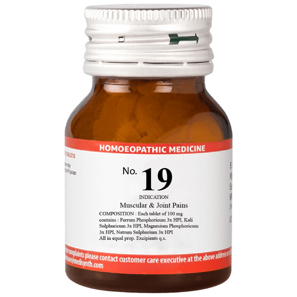 Medisynth Bio-chemic Combination No.19 Muscular & Joint Pains