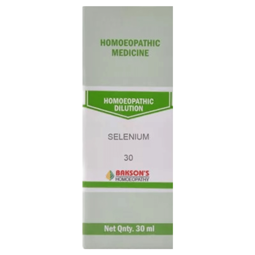 Bakson's Homeopathy Selenium Dilution 30 CH