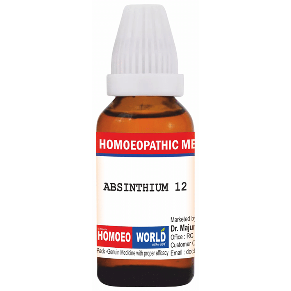 Dr. Majumder Homeo World Absinthium Dilution (30ml Each) 12 CH