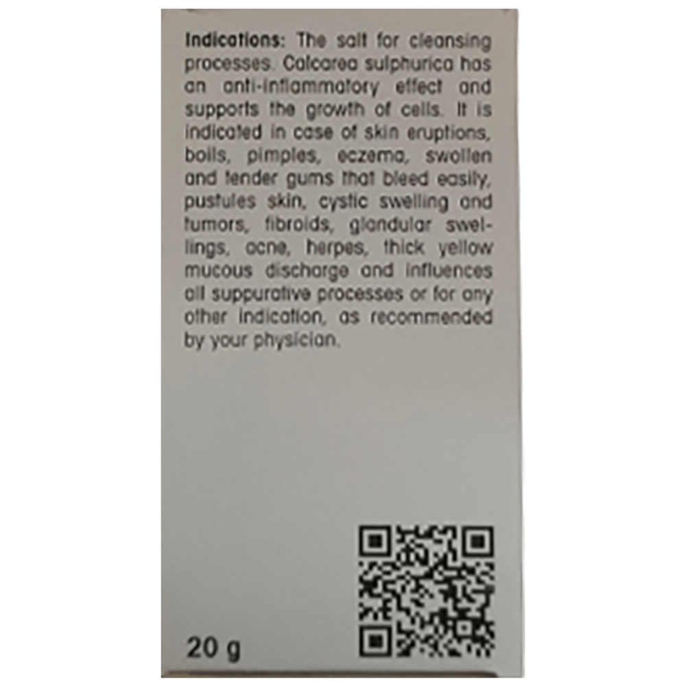 Dr. Reckeweg Calcarea Sulphurica Biochemic Tablet 3X