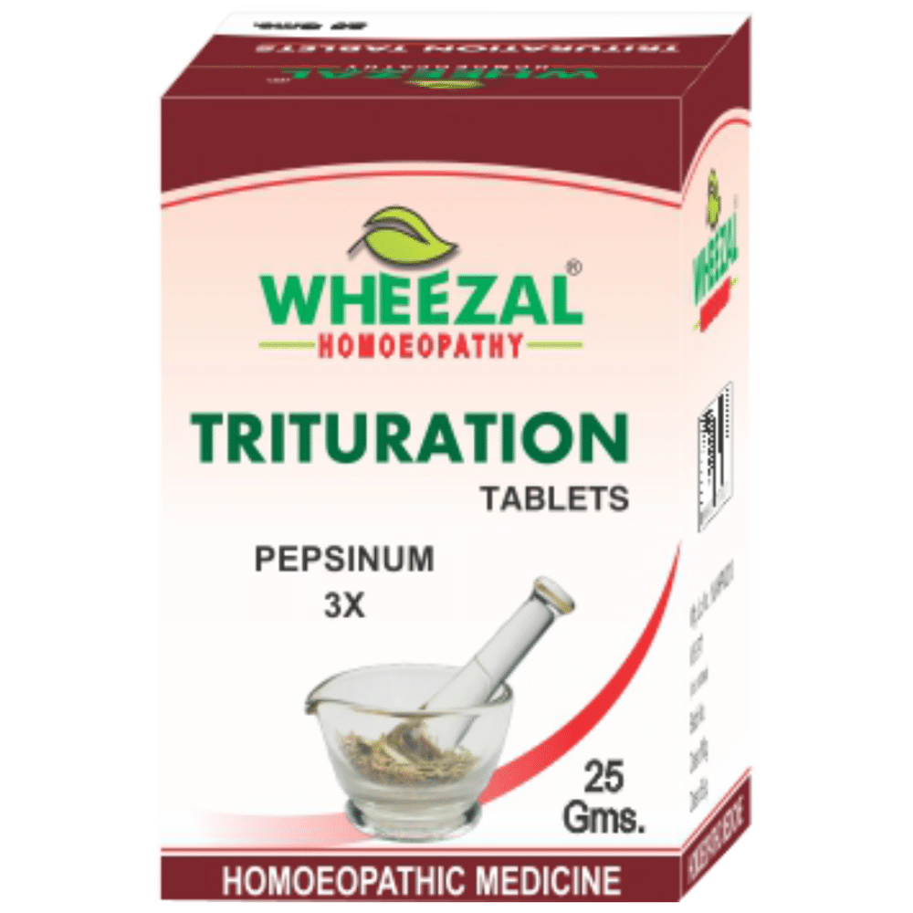 Wheezal Pepsinum Trituration Tablet 3X