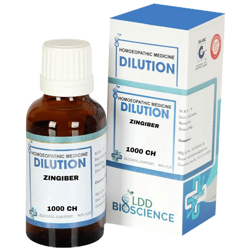 LDD Bioscience Zingiber Dilution 1000 CH