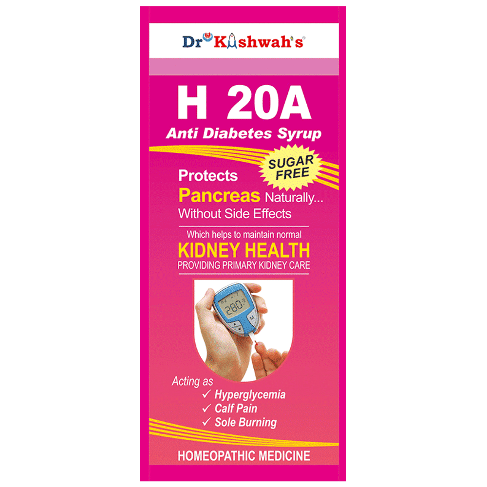 Dr Kushwah's H 20A Anti Diabetes Syrup Sugar Free