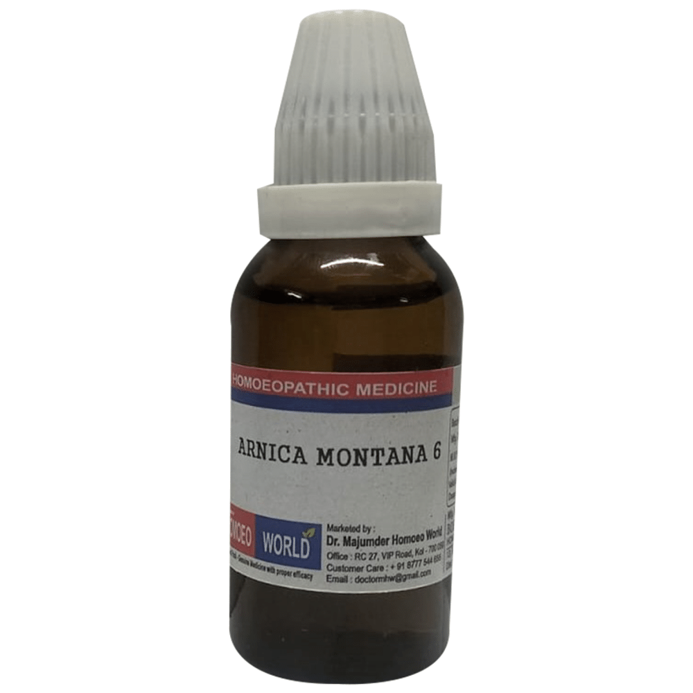 Dr. Majumder Homeo World Arnica Montana Dilution 6 (30ml Each)