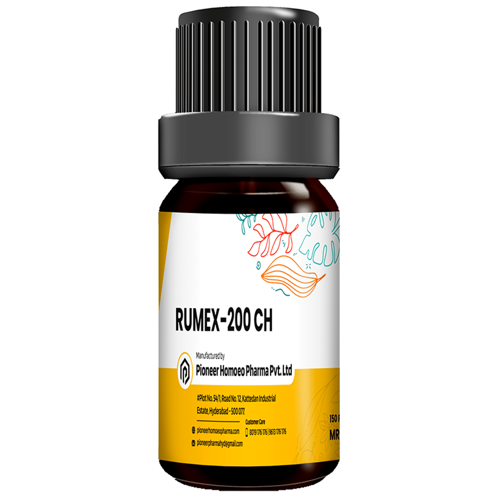 Pioneer Pharma Rumex Globules Pellets Multidose Pills 200 CH