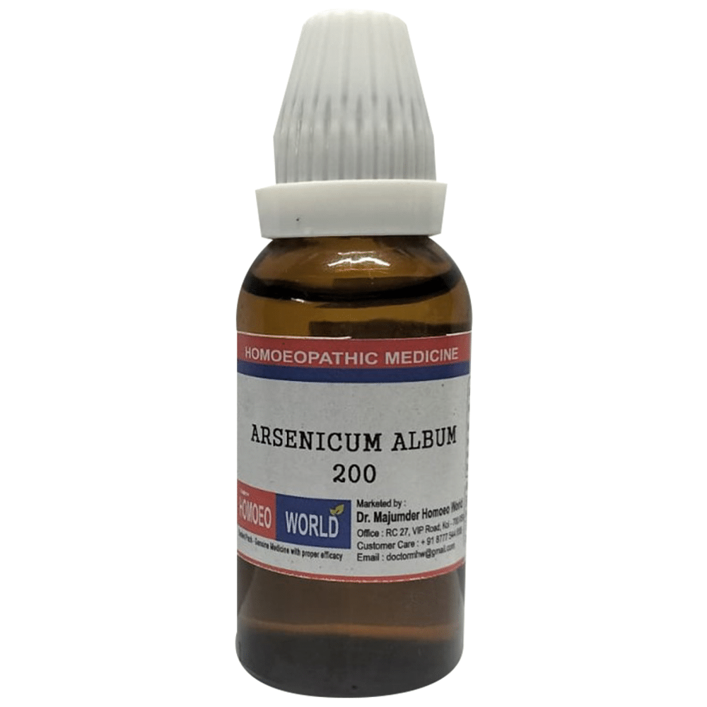 Dr. Majumder Homeo World Arsenicum Album Dilution 200 (30ml Each)