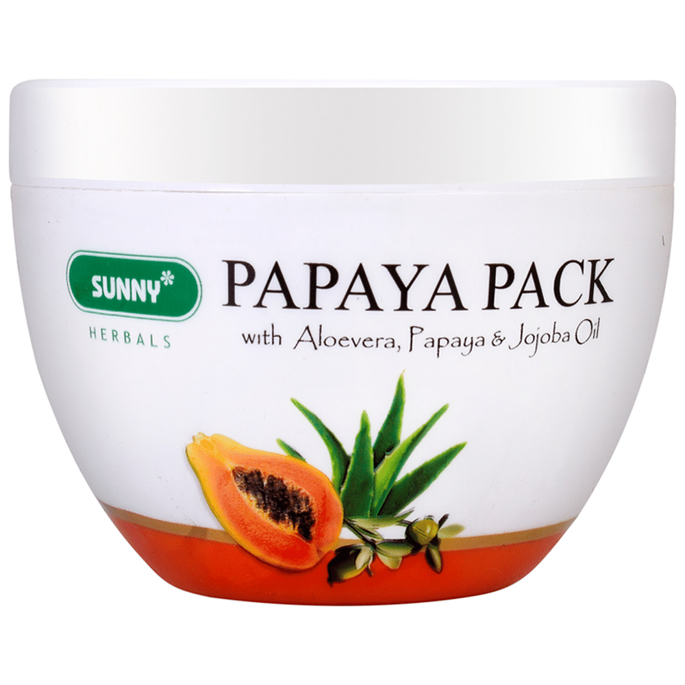 Sunny Herbals Papaya Pack with Aloevera and Papaya Jojoba Oil